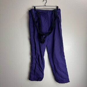 Patagonia Vintage Snow Pants With Suspenders Size 32